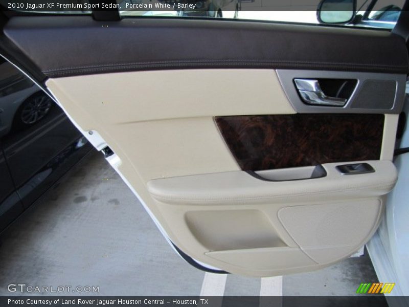 Porcelain White / Barley 2010 Jaguar XF Premium Sport Sedan