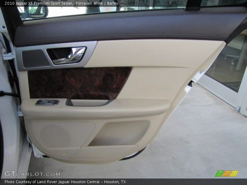 Porcelain White / Barley 2010 Jaguar XF Premium Sport Sedan