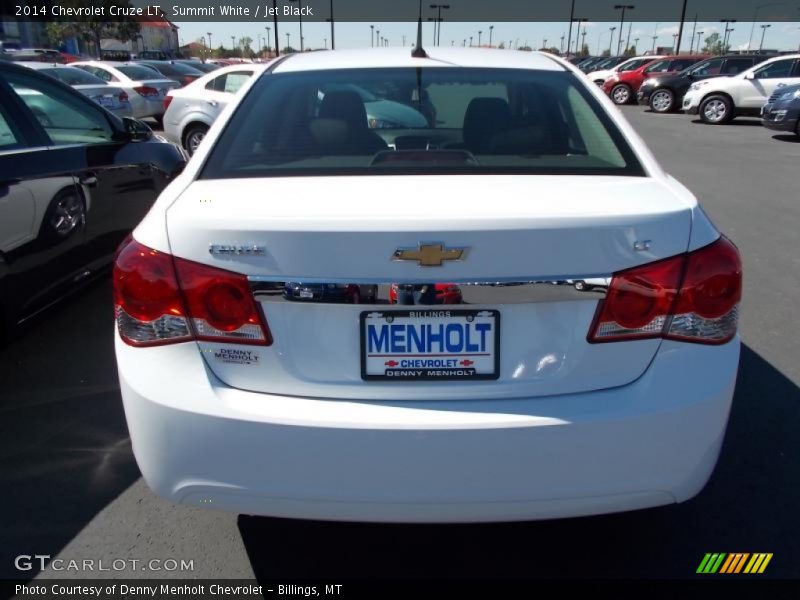 Summit White / Jet Black 2014 Chevrolet Cruze LT