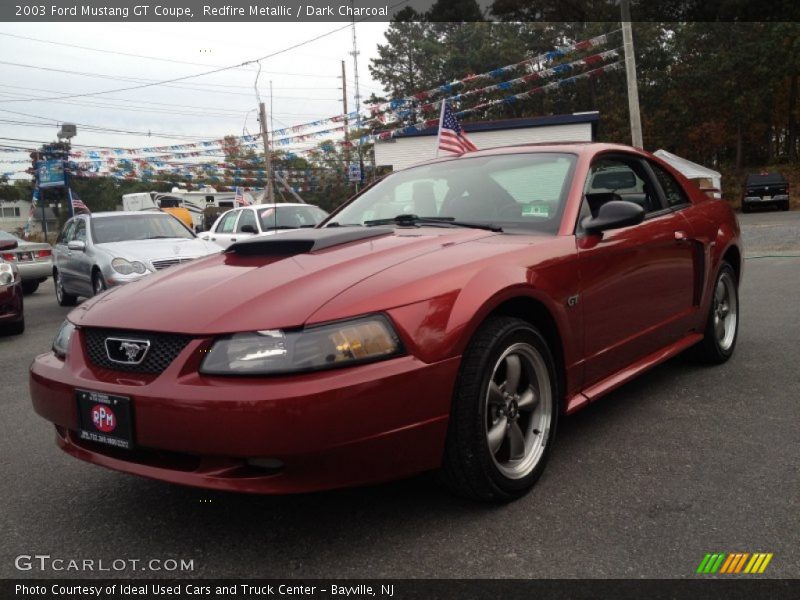 Redfire Metallic / Dark Charcoal 2003 Ford Mustang GT Coupe