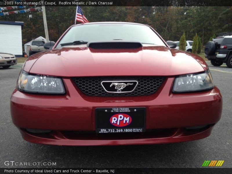 Redfire Metallic / Dark Charcoal 2003 Ford Mustang GT Coupe