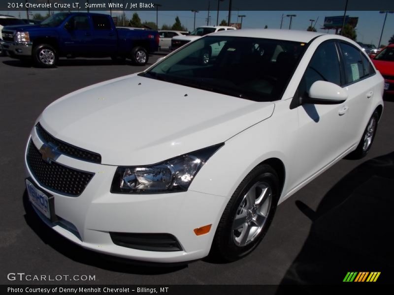 Summit White / Jet Black 2014 Chevrolet Cruze LT