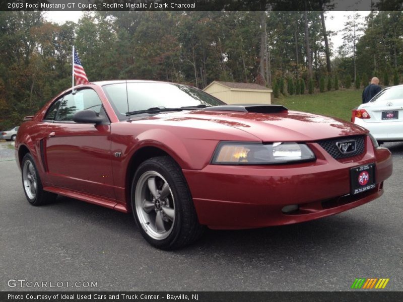 Redfire Metallic / Dark Charcoal 2003 Ford Mustang GT Coupe