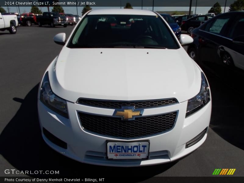 Summit White / Jet Black 2014 Chevrolet Cruze LT