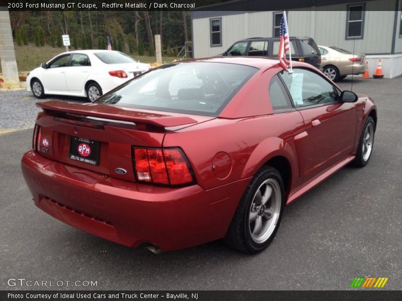 Redfire Metallic / Dark Charcoal 2003 Ford Mustang GT Coupe
