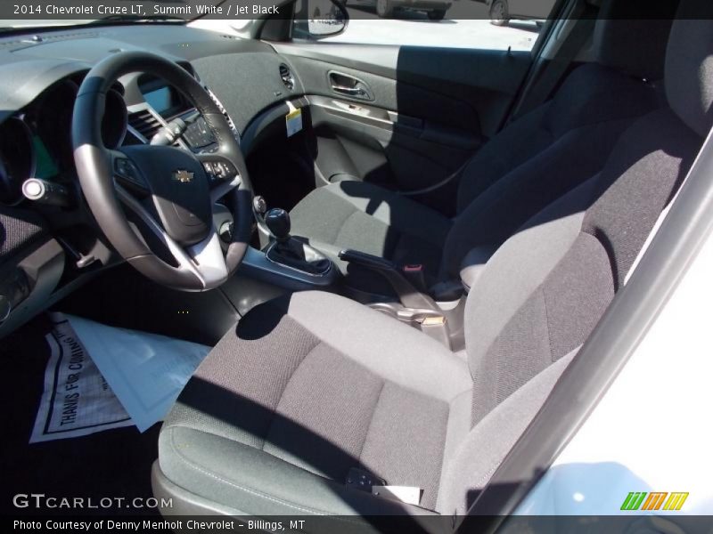 Summit White / Jet Black 2014 Chevrolet Cruze LT