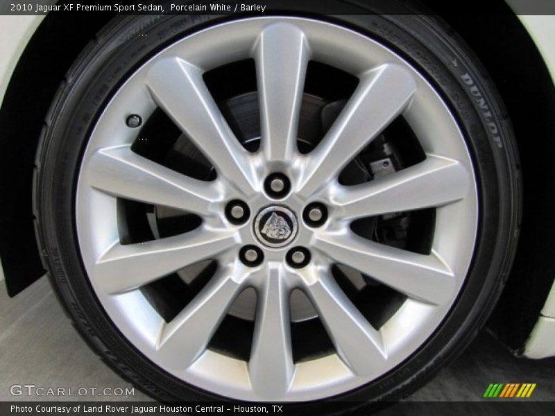 Porcelain White / Barley 2010 Jaguar XF Premium Sport Sedan
