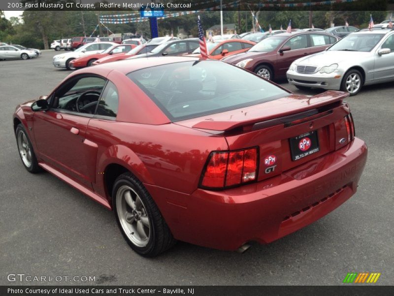 Redfire Metallic / Dark Charcoal 2003 Ford Mustang GT Coupe