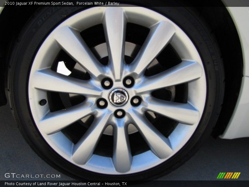 Porcelain White / Barley 2010 Jaguar XF Premium Sport Sedan