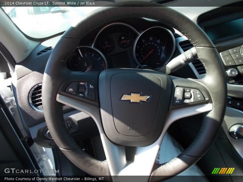 Summit White / Jet Black 2014 Chevrolet Cruze LT