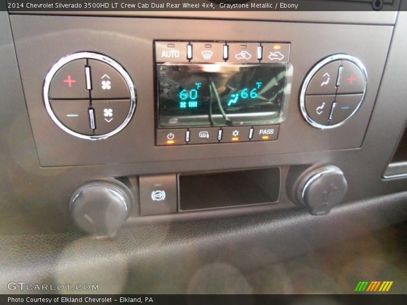 Graystone Metallic / Ebony 2014 Chevrolet Silverado 3500HD LT Crew Cab Dual Rear Wheel 4x4