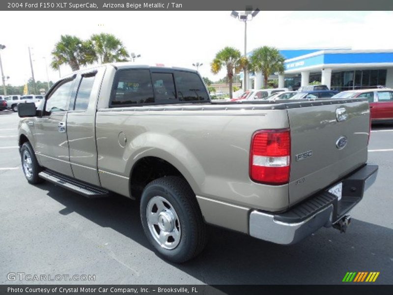 Arizona Beige Metallic / Tan 2004 Ford F150 XLT SuperCab
