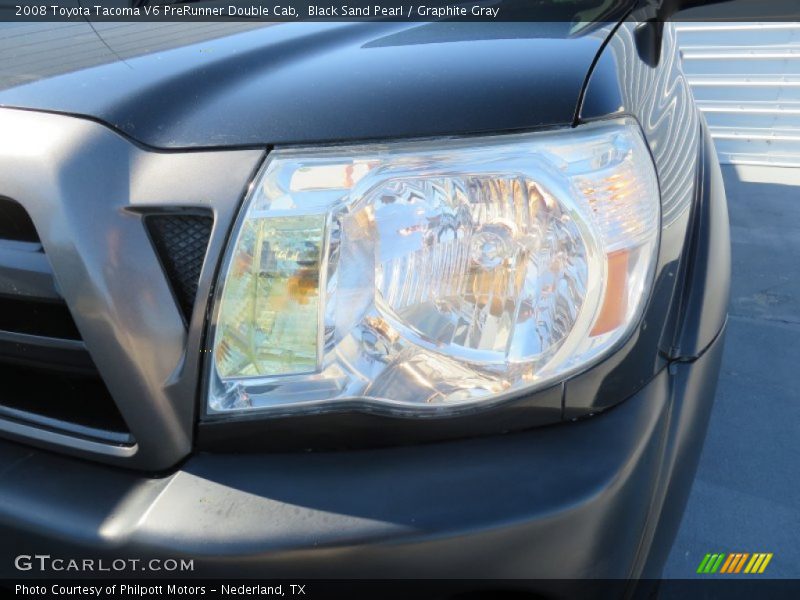 Black Sand Pearl / Graphite Gray 2008 Toyota Tacoma V6 PreRunner Double Cab