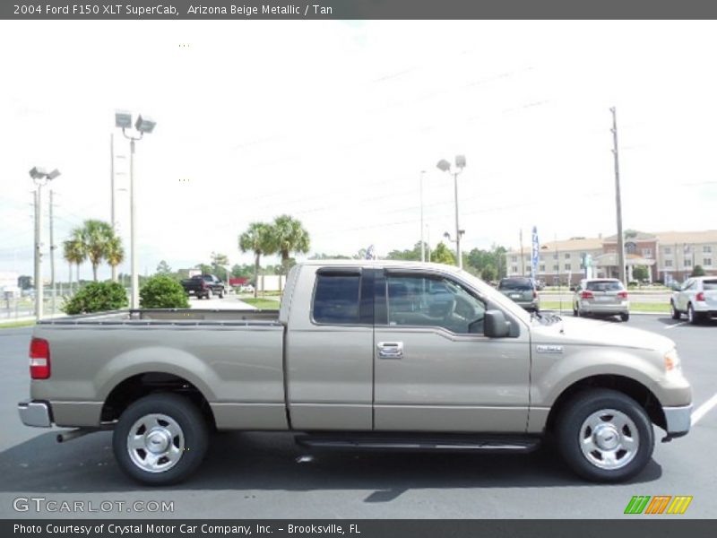 Arizona Beige Metallic / Tan 2004 Ford F150 XLT SuperCab