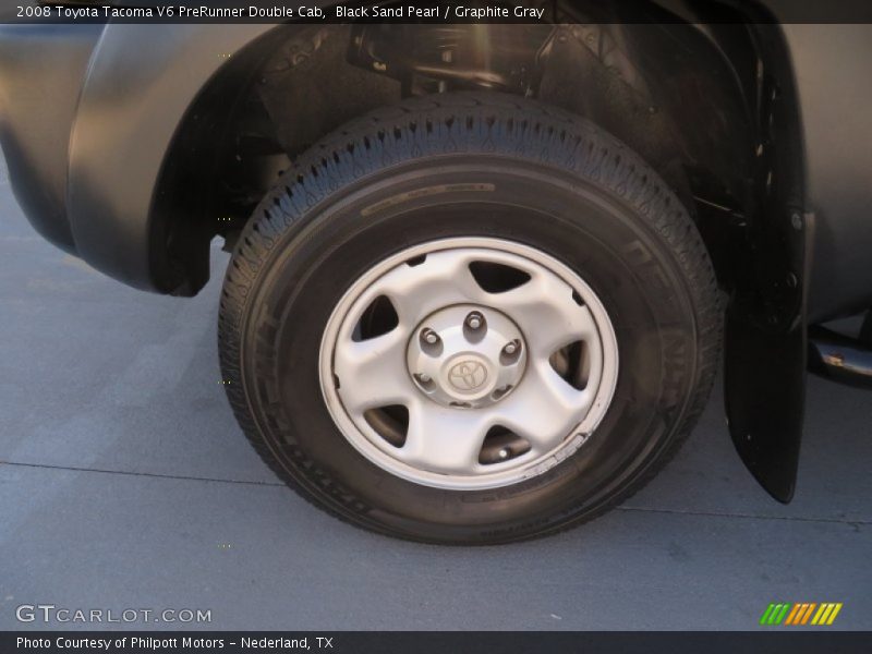 Black Sand Pearl / Graphite Gray 2008 Toyota Tacoma V6 PreRunner Double Cab