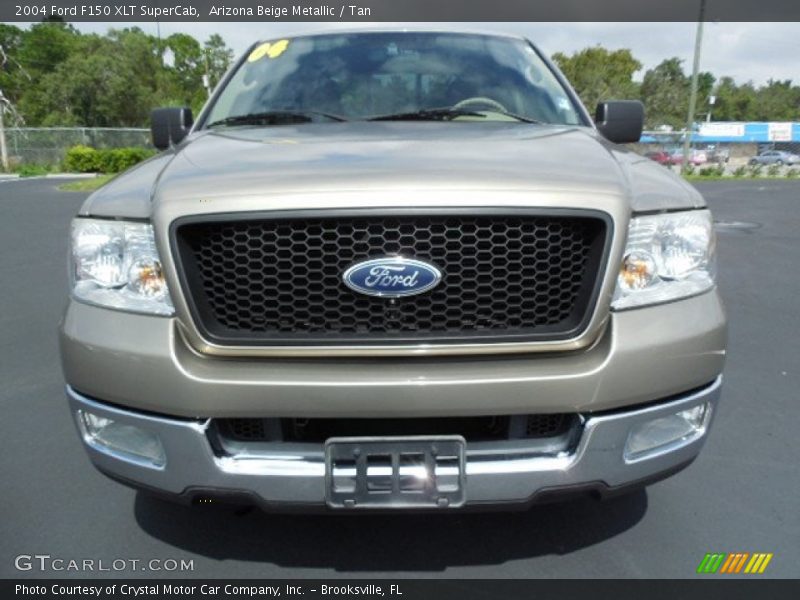 Arizona Beige Metallic / Tan 2004 Ford F150 XLT SuperCab