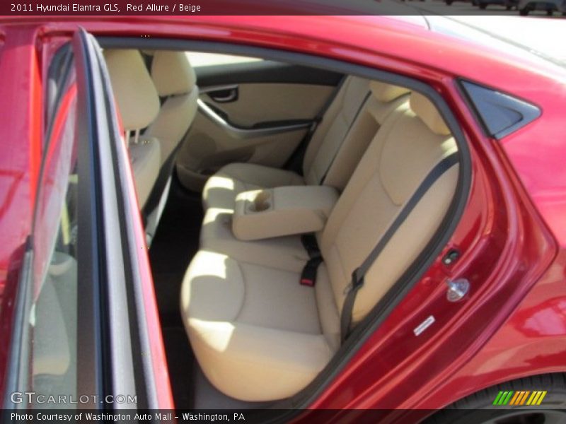 Red Allure / Beige 2011 Hyundai Elantra GLS