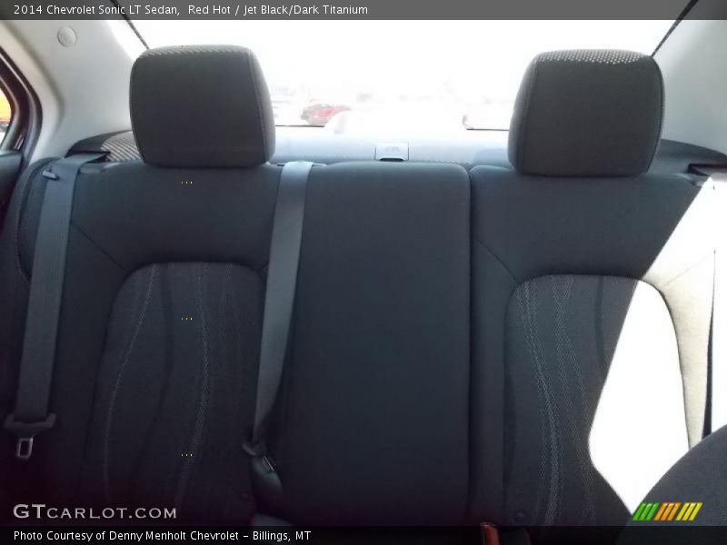 Red Hot / Jet Black/Dark Titanium 2014 Chevrolet Sonic LT Sedan