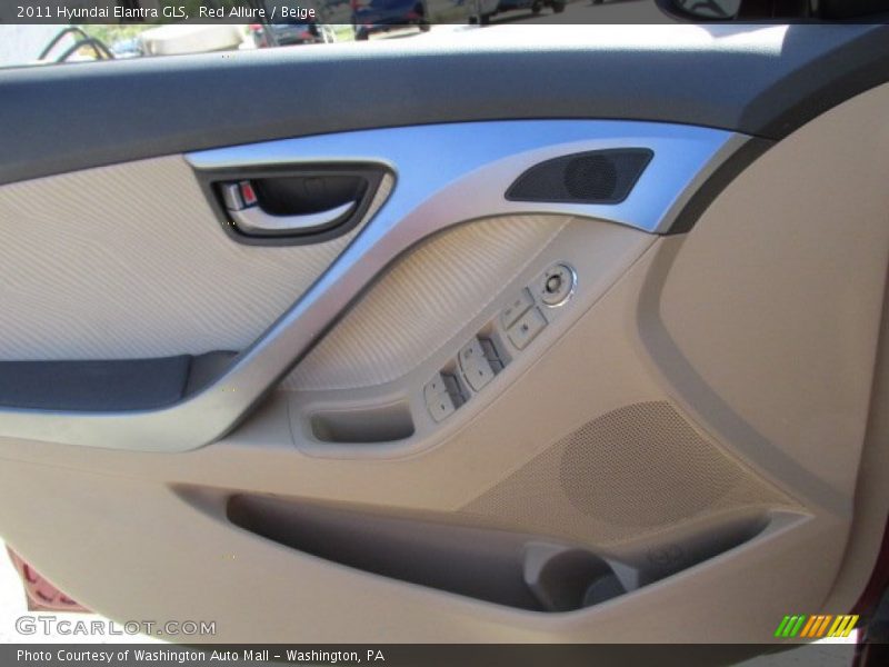 Red Allure / Beige 2011 Hyundai Elantra GLS