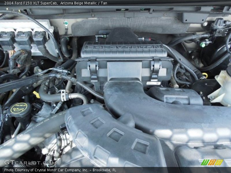 Arizona Beige Metallic / Tan 2004 Ford F150 XLT SuperCab