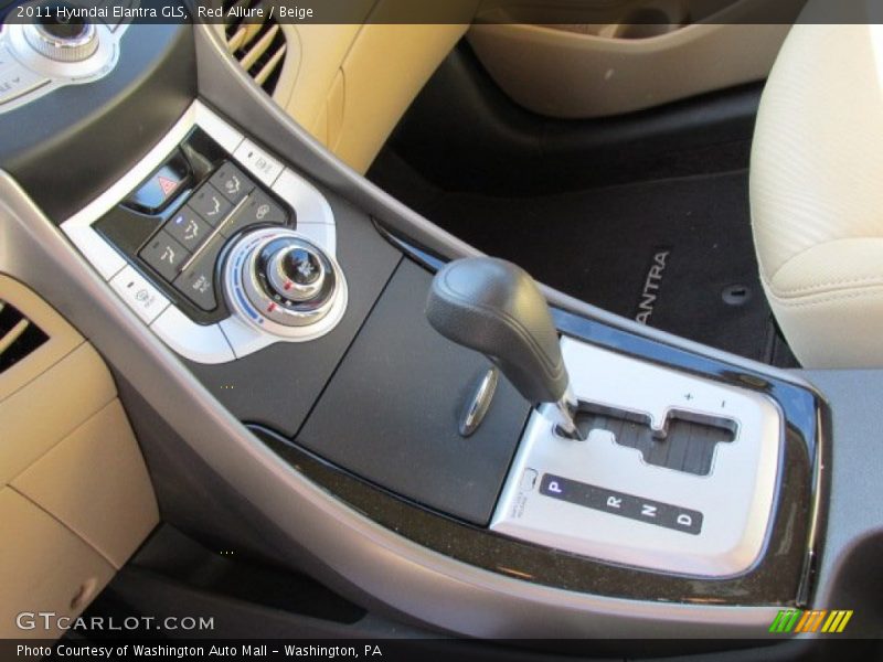 Red Allure / Beige 2011 Hyundai Elantra GLS
