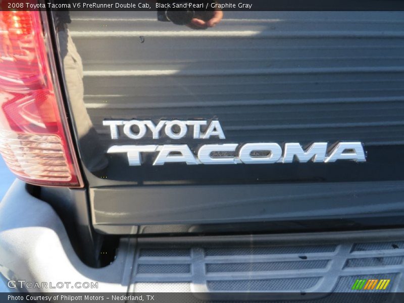 Black Sand Pearl / Graphite Gray 2008 Toyota Tacoma V6 PreRunner Double Cab