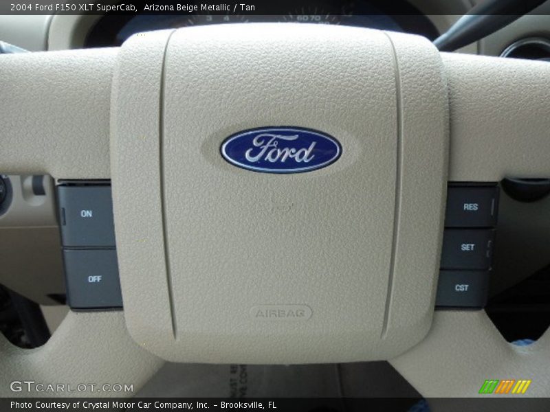 Arizona Beige Metallic / Tan 2004 Ford F150 XLT SuperCab
