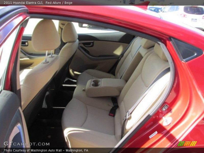 Red Allure / Beige 2011 Hyundai Elantra GLS