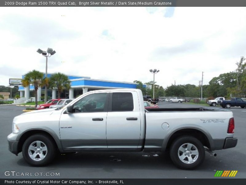 Bright Silver Metallic / Dark Slate/Medium Graystone 2009 Dodge Ram 1500 TRX Quad Cab