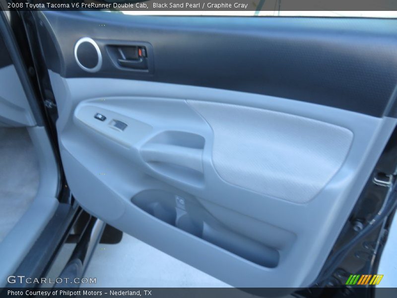 Black Sand Pearl / Graphite Gray 2008 Toyota Tacoma V6 PreRunner Double Cab