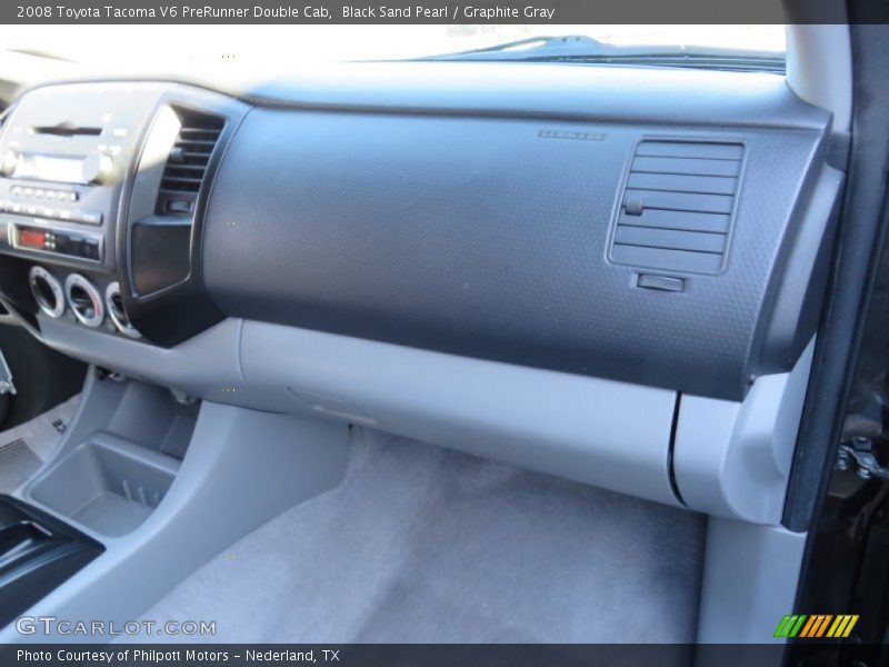 Black Sand Pearl / Graphite Gray 2008 Toyota Tacoma V6 PreRunner Double Cab