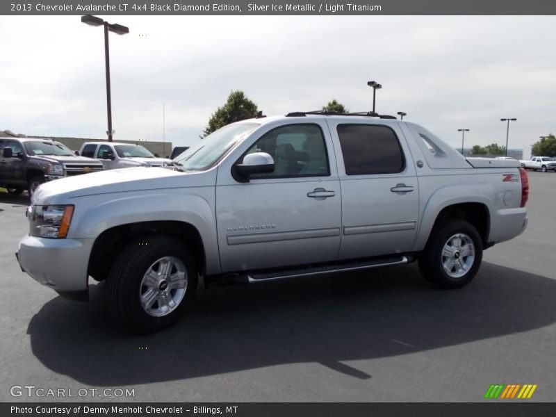 Silver Ice Metallic / Light Titanium 2013 Chevrolet Avalanche LT 4x4 Black Diamond Edition