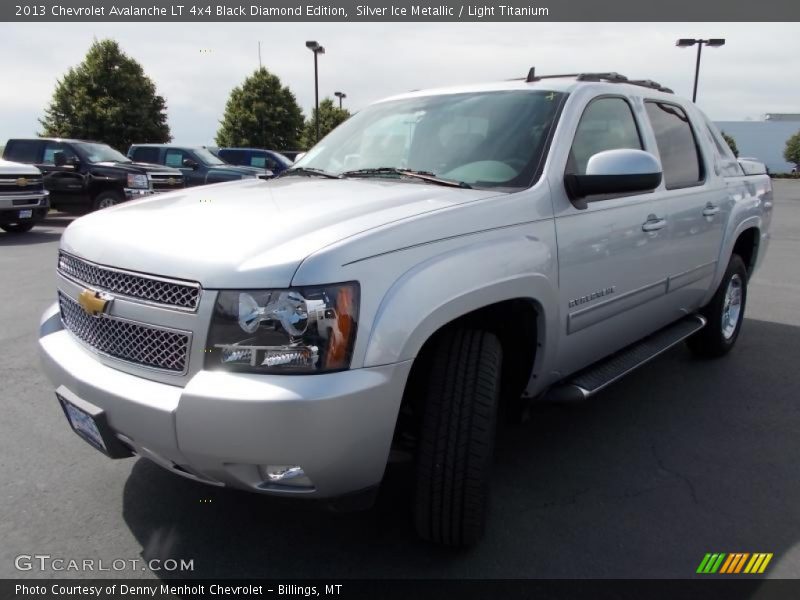 Silver Ice Metallic / Light Titanium 2013 Chevrolet Avalanche LT 4x4 Black Diamond Edition