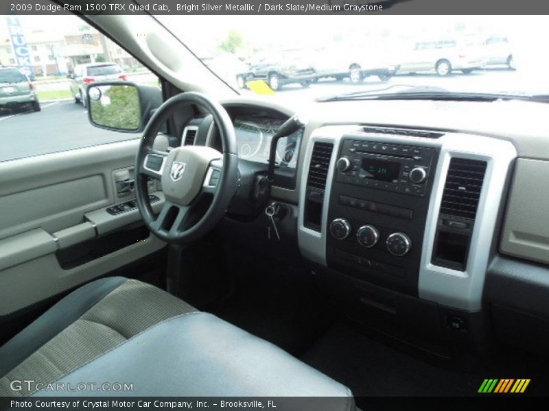 Bright Silver Metallic / Dark Slate/Medium Graystone 2009 Dodge Ram 1500 TRX Quad Cab