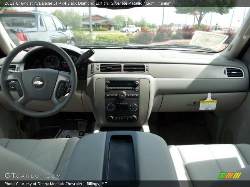 Silver Ice Metallic / Light Titanium 2013 Chevrolet Avalanche LT 4x4 Black Diamond Edition