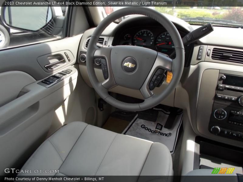 Silver Ice Metallic / Light Titanium 2013 Chevrolet Avalanche LT 4x4 Black Diamond Edition