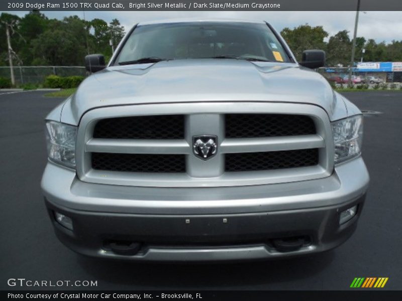Bright Silver Metallic / Dark Slate/Medium Graystone 2009 Dodge Ram 1500 TRX Quad Cab
