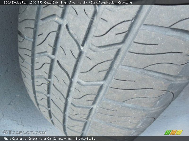 Bright Silver Metallic / Dark Slate/Medium Graystone 2009 Dodge Ram 1500 TRX Quad Cab