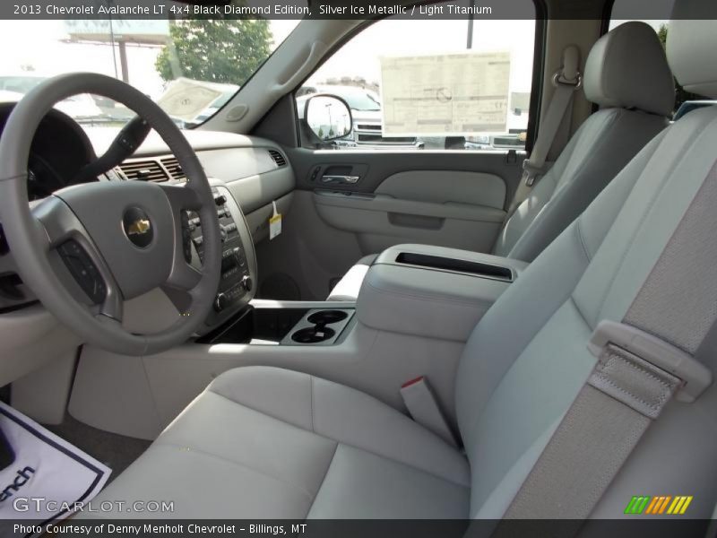 Silver Ice Metallic / Light Titanium 2013 Chevrolet Avalanche LT 4x4 Black Diamond Edition