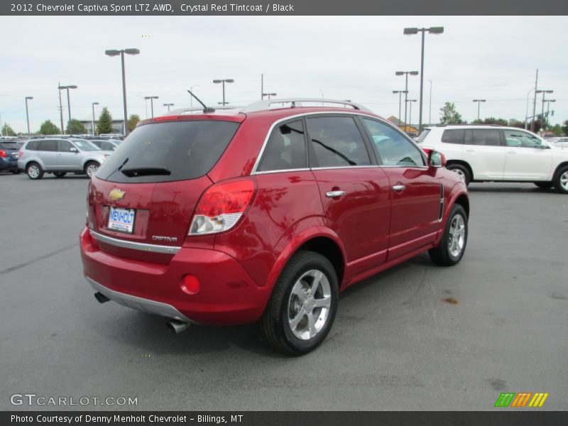 Crystal Red Tintcoat / Black 2012 Chevrolet Captiva Sport LTZ AWD