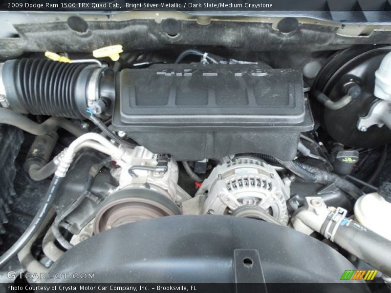 Bright Silver Metallic / Dark Slate/Medium Graystone 2009 Dodge Ram 1500 TRX Quad Cab