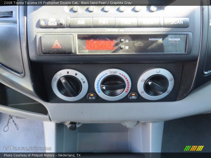 Black Sand Pearl / Graphite Gray 2008 Toyota Tacoma V6 PreRunner Double Cab