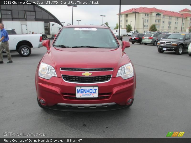 Crystal Red Tintcoat / Black 2012 Chevrolet Captiva Sport LTZ AWD