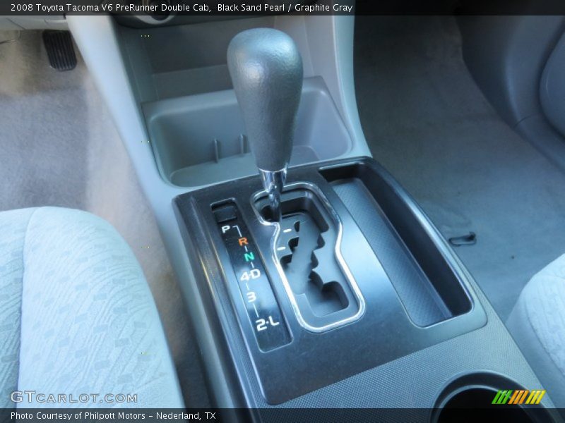 Black Sand Pearl / Graphite Gray 2008 Toyota Tacoma V6 PreRunner Double Cab