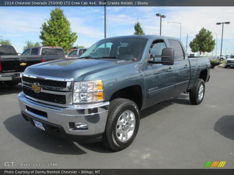 Blue Granite Metallic / Ebony 2014 Chevrolet Silverado 2500HD LTZ Crew Cab 4x4