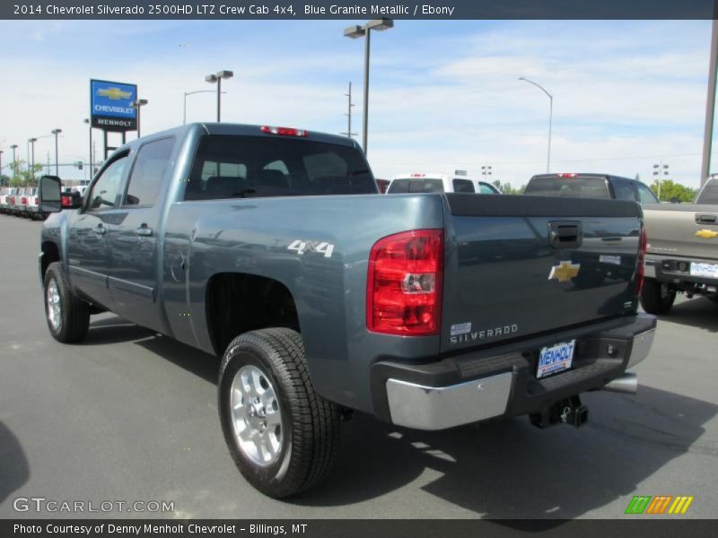 Blue Granite Metallic / Ebony 2014 Chevrolet Silverado 2500HD LTZ Crew Cab 4x4