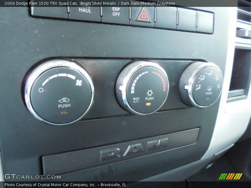 Bright Silver Metallic / Dark Slate/Medium Graystone 2009 Dodge Ram 1500 TRX Quad Cab