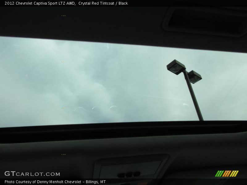 Crystal Red Tintcoat / Black 2012 Chevrolet Captiva Sport LTZ AWD
