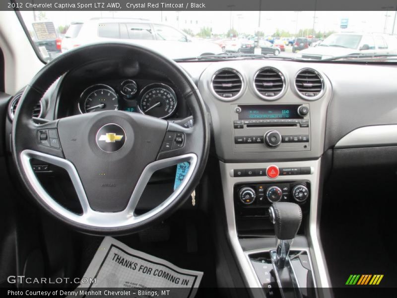 Crystal Red Tintcoat / Black 2012 Chevrolet Captiva Sport LTZ AWD