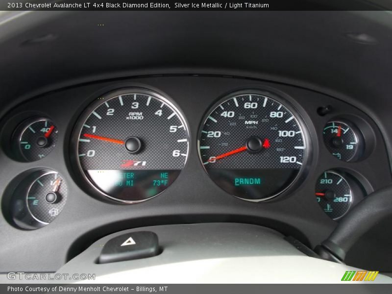 Silver Ice Metallic / Light Titanium 2013 Chevrolet Avalanche LT 4x4 Black Diamond Edition